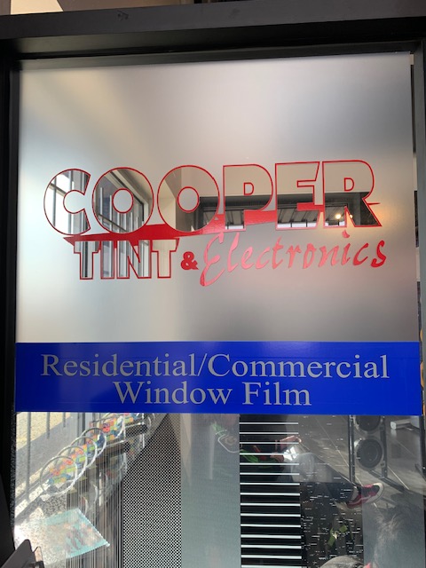 Cooper tint & electronics window